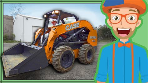 skid steer video for toddlers|blippi construction truck video.